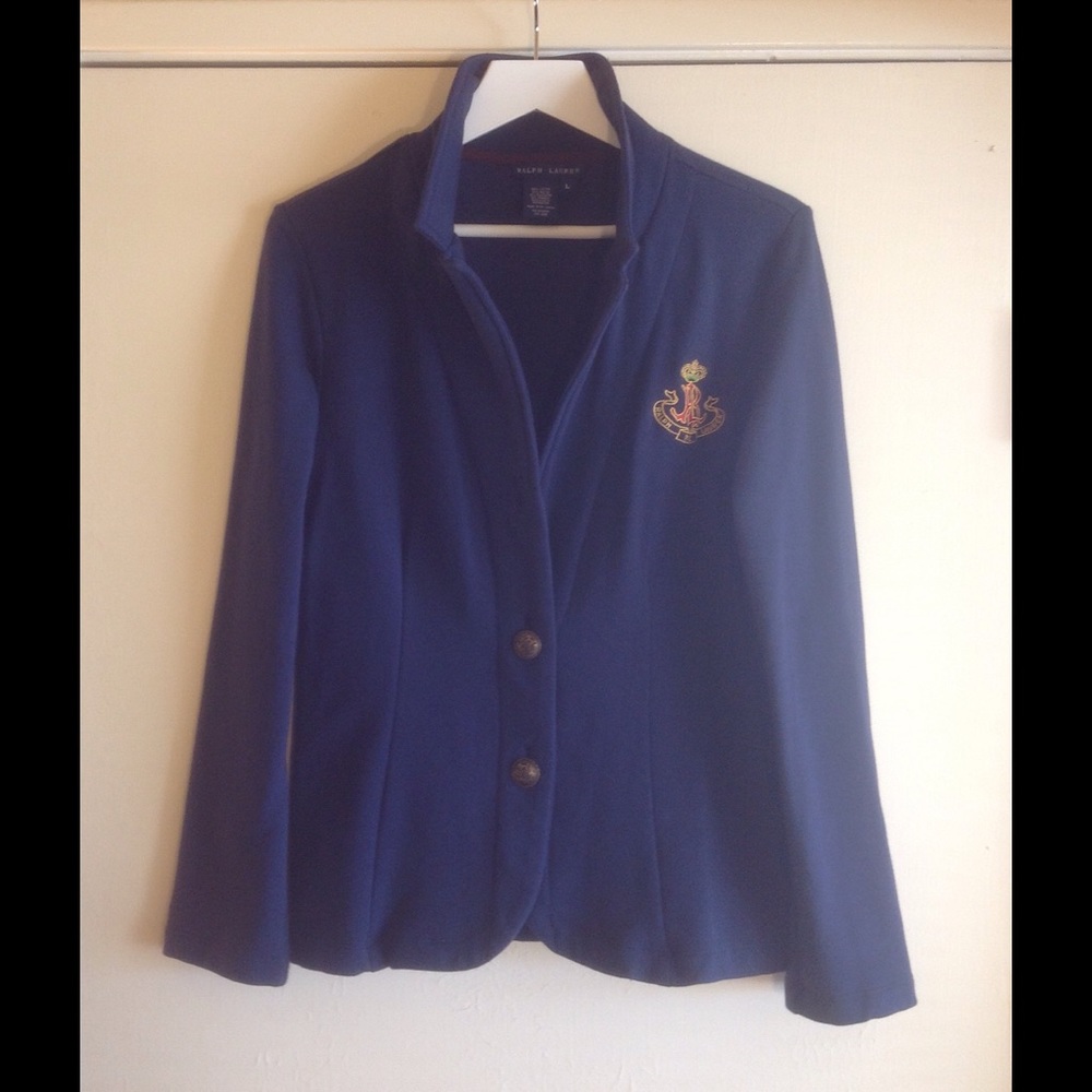 Ralph Lauren Navy Blazer Sweater